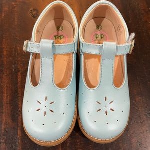 Posh Pickle Baby Blue Mary Janes